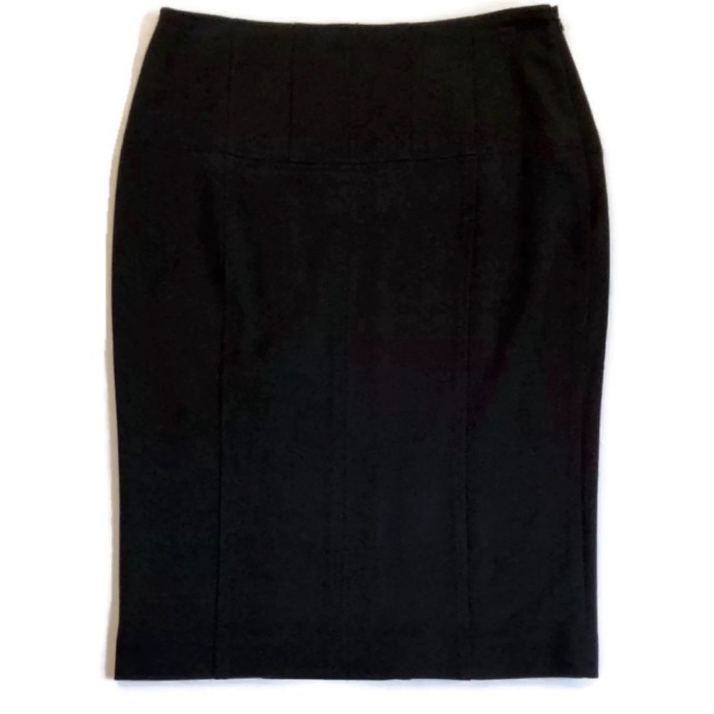 CACHE Contour Black Stretch Knit Pencil Skirt 10